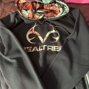 Realtree Dark Green Hoodie with Camouflage Accents